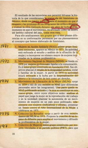 Imagen del Archivo Lésbico 12.07-ARCHIVO-DE-LESBIANAS-FEMINISTAS-MEXICO-1977-LIBRO-LA-NUEVA-OLA-DEL-FEMINISMO-EN-MEXICO-DE-ANA-LAU-JAIVEN,-OMISION-DE-LESBOS
